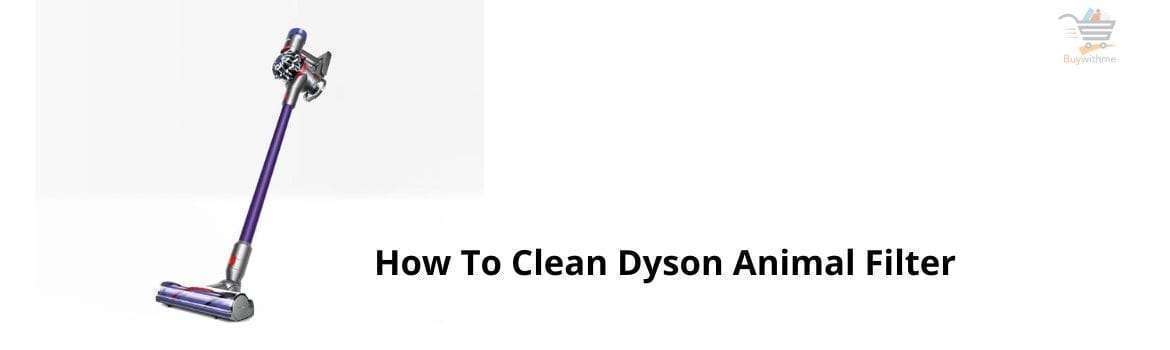 How To Clean Dyson Animal Filter